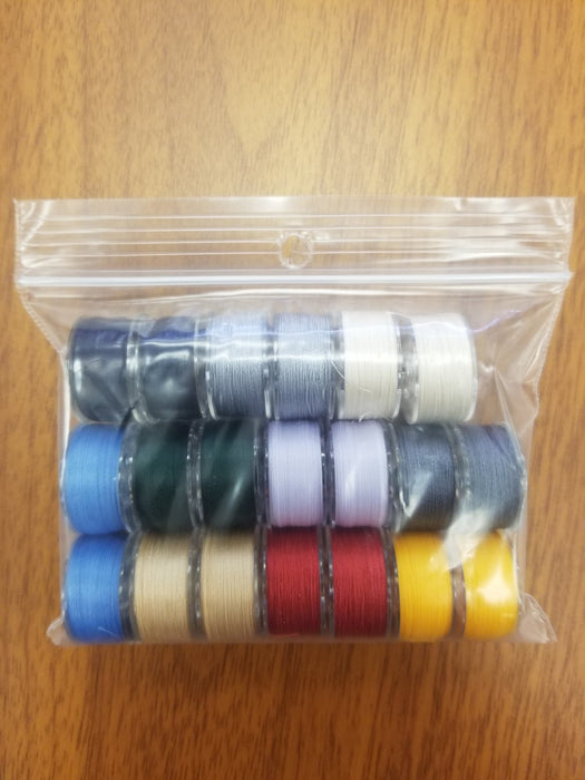 Prewound Multicolor 15 Class Bobbins