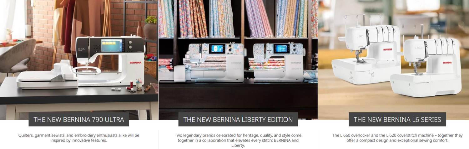 New machines announced from Bernina!!