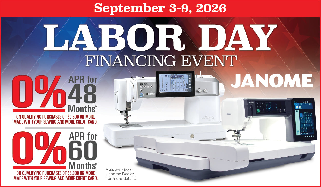 Janome September Promotions!