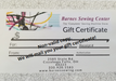 $25 Barnes Gift Certificate
